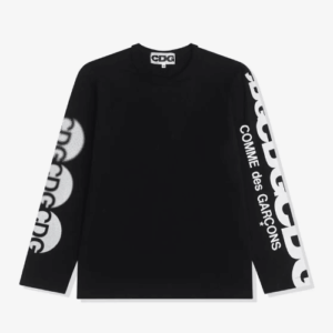 CDG Logo Long Sleeve T-Shirt Black