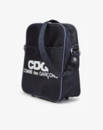 CDG Logo Shoulder Bag Navy - Image 2
