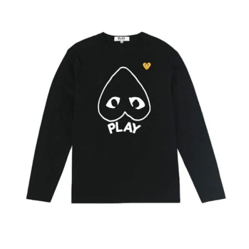 CDG-Men-Yellow-Heart-Logo-Sweatshirt.png CDG Men Yellow Heart Logo Sweatshirt - Image 1