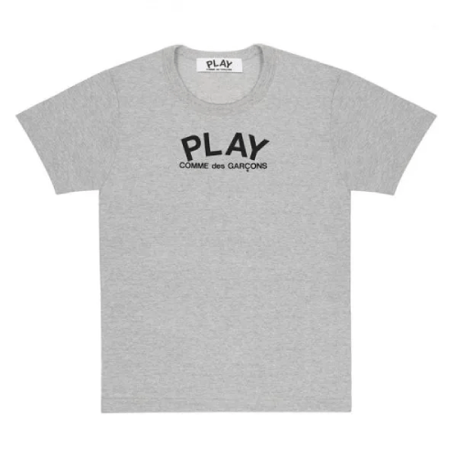 CDG-Play-Comme-des-Garcons-T-Shirt-Grey.png CDG Play Comme des Garçons T-Shirt (Grey) - Image 1