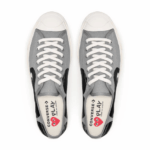 CDG Play Converse Low Top Black Heart Jack Purcell Sneakers - Image 3