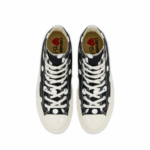 CDG Play Converse Polka Dot Red Heart Chuck Taylor All Star ’70 High Sneakers - Image 2