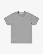 CDG Play Unisex Reverse Red Heart T-Shirt Grey - Image 2