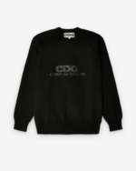 CDG Rib Stitch School Pullover Black