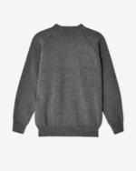 CDG Rib Stitch School Pullover Grey - Image 2