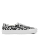 CDG Vans Message Authentic Sneakers White/Black