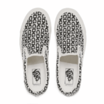 CDG Vans Slip-On Sneakers White - Image 4