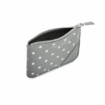 CDG Wallet Wallet Polka Dot Printed Zip Pouch Grey SA8100PD - Image 2