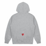 CDG x PLAY Hoodie – Grey - Image 2