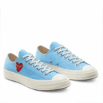 Converse Comme des Garçons PLAY x Chuck 70 Low Bright Blue - Image 2